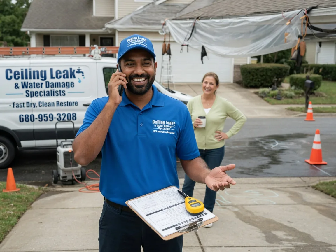 Ceiling Leak Cleanup Mauk, GA FAQs